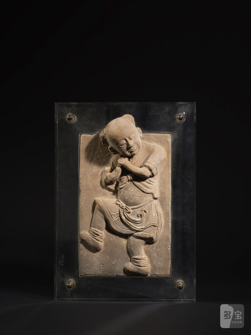 金 陶磚 一組五件 | ENSEMBLE DE CINQ PLAQUES EN TERRE CUITE - 图3